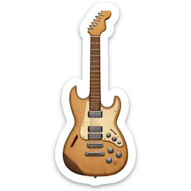 rock guiyar sticker