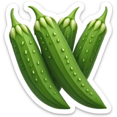 Okra sticker