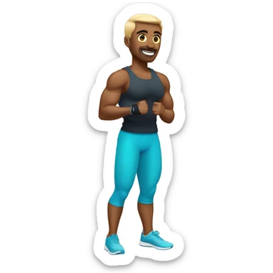 Personal trener sticker