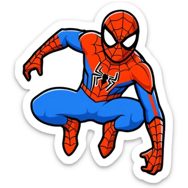 Spider-Man superhero sticker