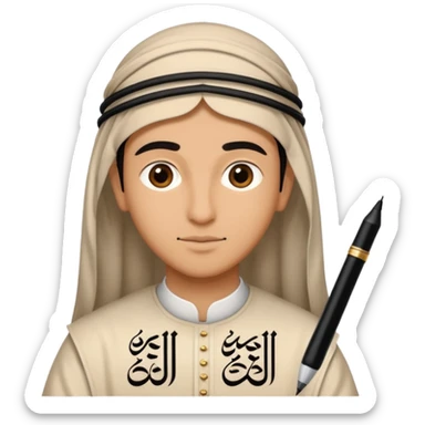 The name of God is Arabic sticker