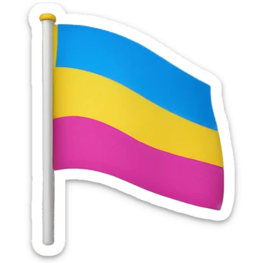 Pansexual flag sticker