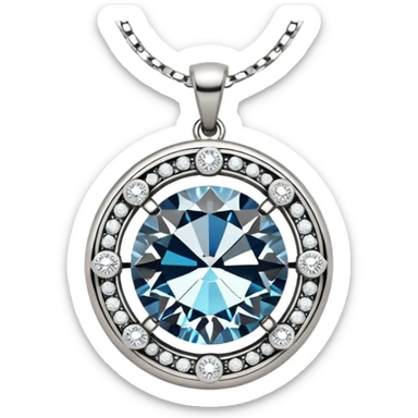 Pokemon diamond pendant sticker