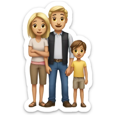 Familie sticker