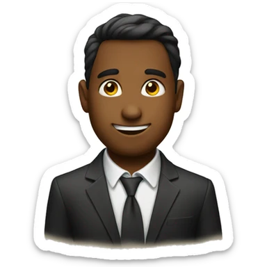 Flirting face  sticker