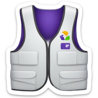 vest with fedex logo sticker