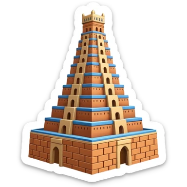Tower of babylon sticker
