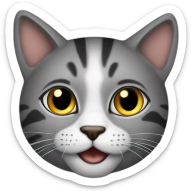 Sas but happy cat sticker