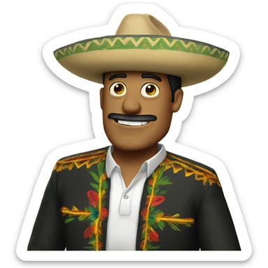 Mexican Spongebob sticker