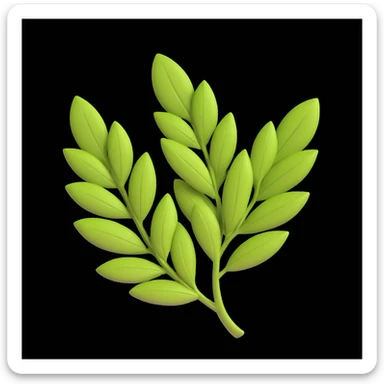 Лавровий лист accent background  sticker