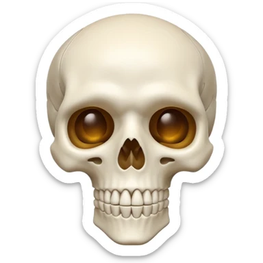 Gojo skeleton sticker