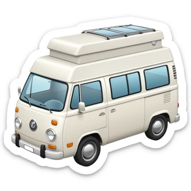 top down camper van sticker