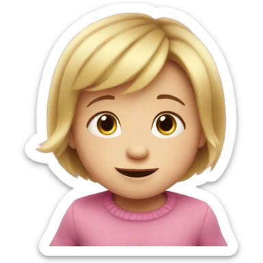 baby riley face from inside out 2 movie sticker
