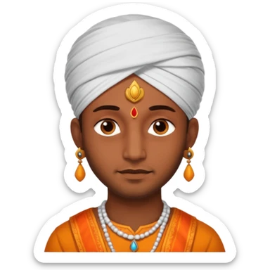 Vishnu tilak  sticker