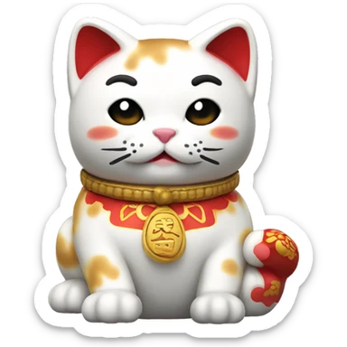 hot maneki-neko sticker