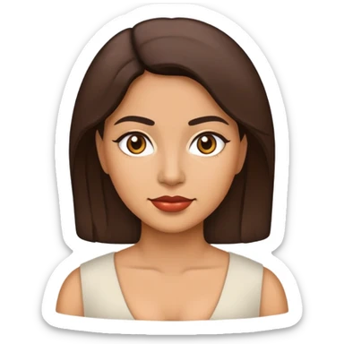 Latino woman sticker