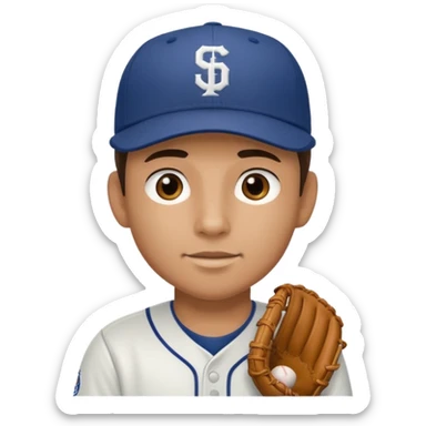 Baseball Player Pitcher sticker