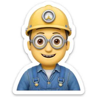 minion listening to music emoji sticker