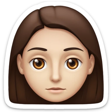 Remake this empi with one eye dark brown one eye light brown sticker