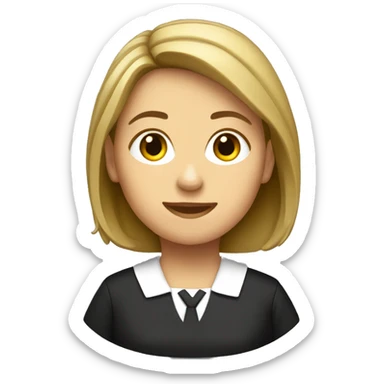 a female mormon missionary sticker