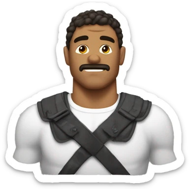 Musculoso moreno sticker