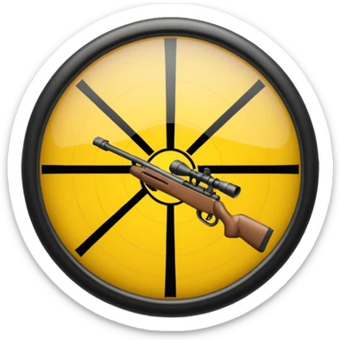 Sniper aim sticker