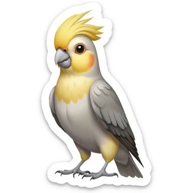 cockatiel bird sticker