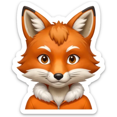 athlete fox sticker