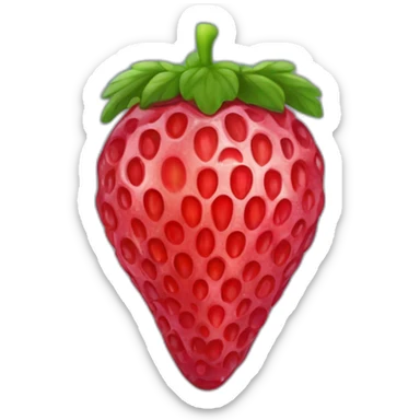 Un fraise une framboise et une myrtille sticker