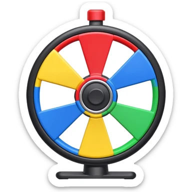 randomizer game wheel spinner sticker