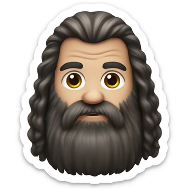 Hagrid from Harry Potter  sticker