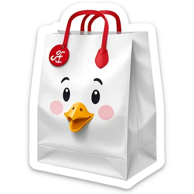 Chick fil a bag sticker