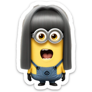 Minion from despicable me  sticker
