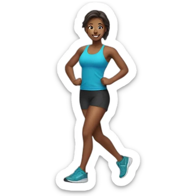 fitness enthusiast sticker