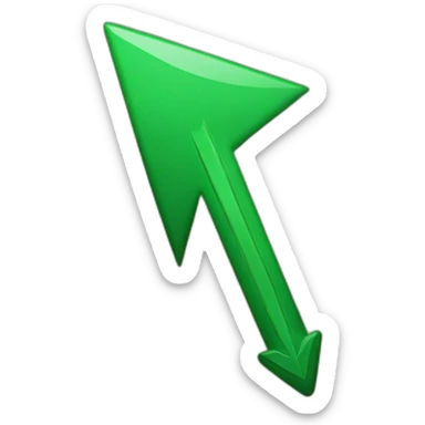 arrow directing down sticker