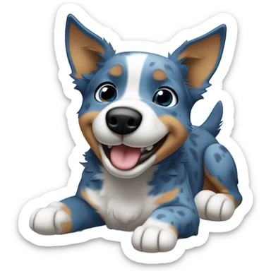 Bluey and Bingo sticker