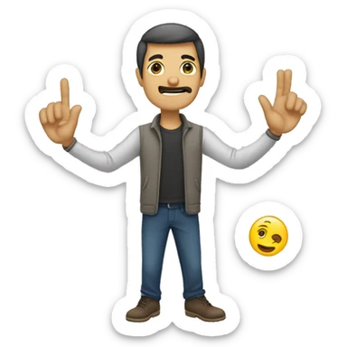 Такса в руках у девочки  sticker