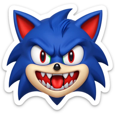 Sonic.exe sticker