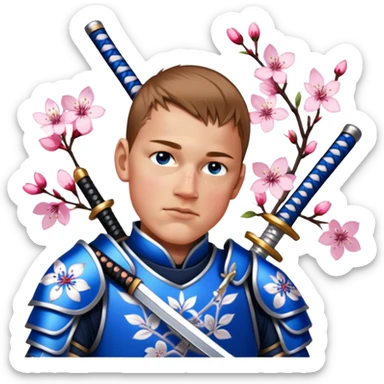 Samurai Warrior sticker