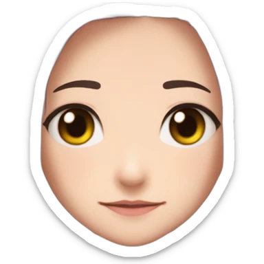 nezuko from demon slayer sticker