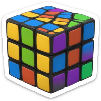 cubo rubik sticker