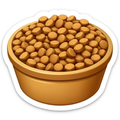 dog food emoji sticker