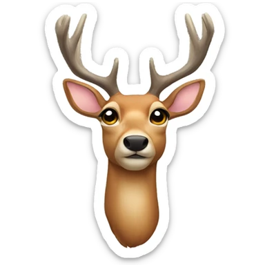 Deer sticker