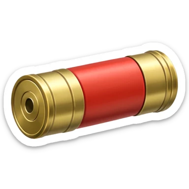 Shotgun shell sticker