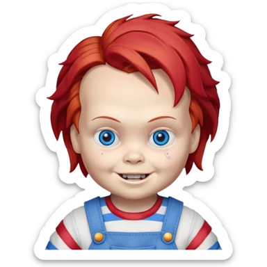 AaUn emojin de chuky sticker