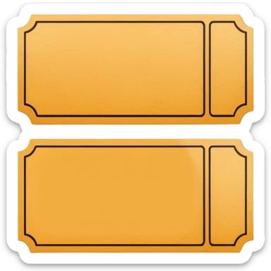 generate me a ticket png sticker