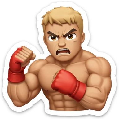 angry fist sticker