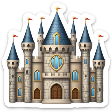 luxurious castle sticker