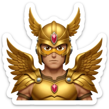 Hawkman from Justice League sticker