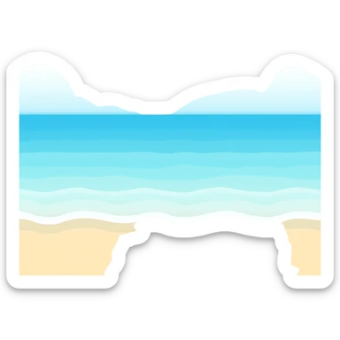 Beach & Sea sticker